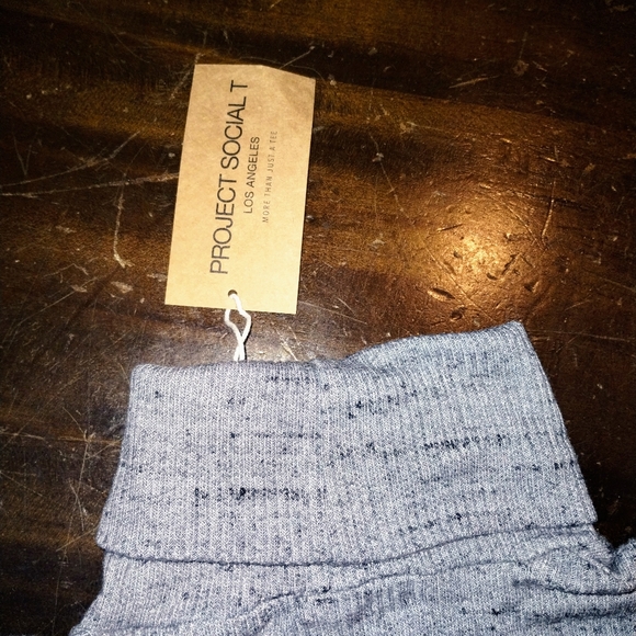 PROJECT SOCIAL T l Gray Marled Turtleneck l NWT l Sz XS & M - Picture 3 of 10